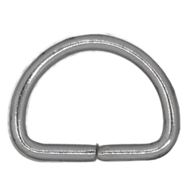 16mm 010 zilveren d-ringen - ReStyle