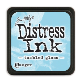 Tumbled glass | Distress Mini ink pad | Ranger Ink