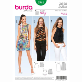 6541 Burda Naaipatroon | Jurk en top in variaties 