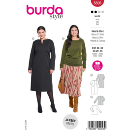 5606 Burda naaipatroon - Jurk & Trui