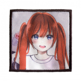 Girl with Red Hair K-Pop Applique Patch Prym