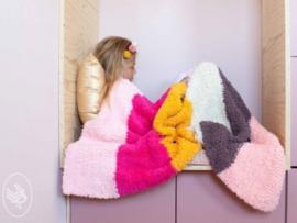 Soft & Teddy Crochet Blanket Durable Teddy