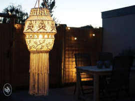 Garden Summer Macramé Lamp Durable Rope