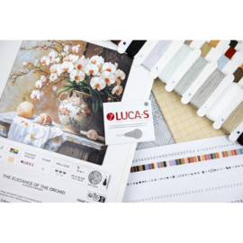 The Elegance of the Orchid Petit Point borduurpakket - Luca-S