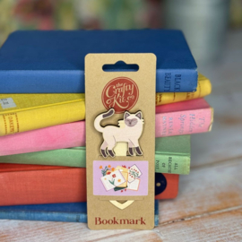 Siamese kat - houten boekenlegger - the Crafty kit Company