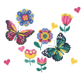 Love Garden | Voorbedrukt borduurpakket | Needle Art