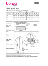 5800 Burda Naaipatroon | Blouse in variatie
