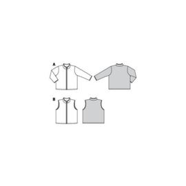 9290 Burda Naaipatroon | Jack en bodywarmer
