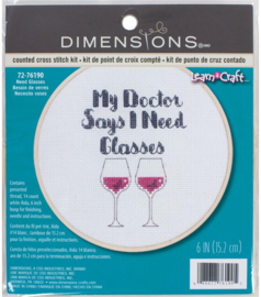 My doctor says i need glasses | Aida Telpakket | Dimensions