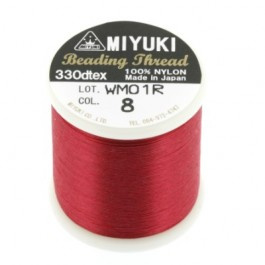 8 Red Beading Thread Miyuki