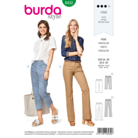 6432 Burda Naaipatroon | Broek in variaties