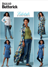 B6640 Butterick Naaipatroon | Livestyle kledingset in variaties