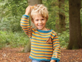 Happy Stripes Children's Sweater Knitted Durable Cosy