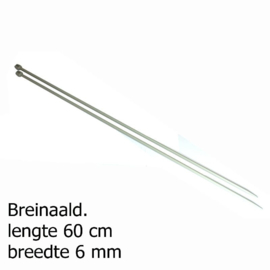 6mm 60cm Breinaald Pony