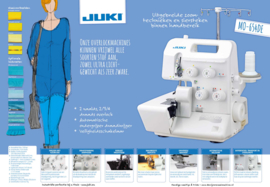 Juki MO-654DE | Uitgebreide zoomtechnieken en siersteken