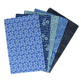 Serene Sapphire Fat Quarter Bundle Tissu de marie