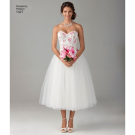 1427 R5 Simplicity Naaipatroon | Petticoat met variatie maat 40-48