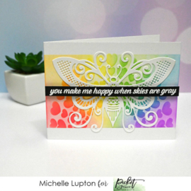 Rainbow of Hearts | A2 stencil | Picket Fence Studios