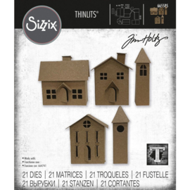 Paper village #2 | Thinlits snijmal | Tim Holtz | Sizzix