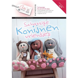 Patroonboekje Schattige Konijnen Vriendjes | Cute Dutch
