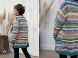 Eline Cardigan Knitted Durable Cosy Fine (Faded)