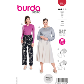 5752 Burda Patroon - Shirt in variatie