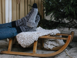 December Snow Soqs Knitting Durable Soqs