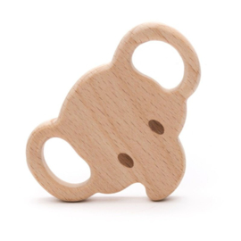 Elephant Wooden Teether Durable