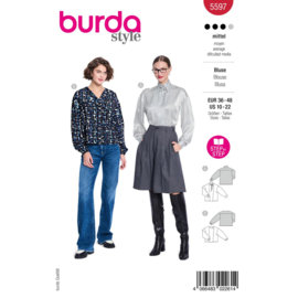 5597 Burda naaipatroon - Blouse in variatie