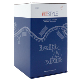 Elastisch naaigaren 180 meter set met 24 kleuren - ReStyle