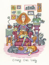 Crazy cat lady | Aida telpakket | Heritage crafts