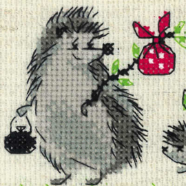 Hedgehogs | Aida Borduurpakket | Riolis