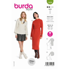 5859 Burda Sewing Pattern 34-44