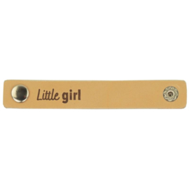 Little girl | leather label | Durable
