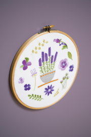 Lavender with Hoop Vervaco