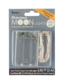 Moon lights led 20 warm white with timer