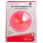 9pc Circle Template Set Sew Easy