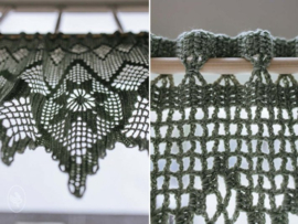 Nordic Star Window Valance Crochet Durable Colour Cake