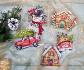 Christmas Toys kit nr. | Aida Telpakket | Letistitch
