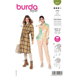 5971 Burda Naaipatroon | Jurk en Blouse