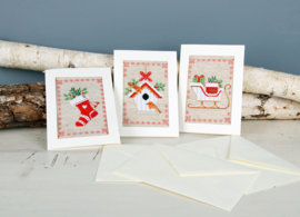 Christmas Motif Greeting Cards Vervaco