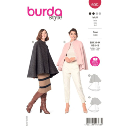 6063 Burda Naaipatroon | Cape in variaties