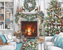 Christmas Interior Aida Luca-S Embroidery Kit