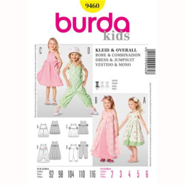 9460 Burda Naaipatroon - Jurk in variaties en overall