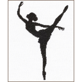 Ballet silhouette II - evenweave - Lanarte telpakket