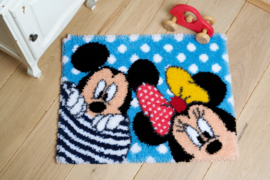 Disney Micky en Minnie Kiekeboe | Voorbedrukt knoopkleed | Vervaco