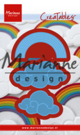 Rainbow and clouds | CreaTables | Marianne Design