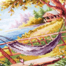 Take time to relax - aida - Magic Needle telpakket