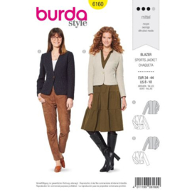 6160 Burda Naaipatroon | Blazer in variatie