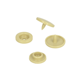 Beige Glossy Color Snaps Press Fasteners
